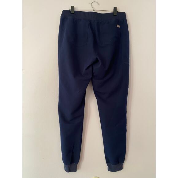 FIGS Navy Blue Zamora Jogger Scrub Pants Uniform Nurse Dr Women size Large Tall - Picture 5 of 8